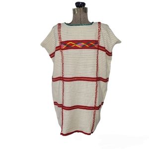 Vintage hand woven Guatemalan huipil dress